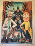 Rick and Morty Batman Wall Hanging Rug
