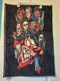 Horror Icons Collage Wall Hanging Rug