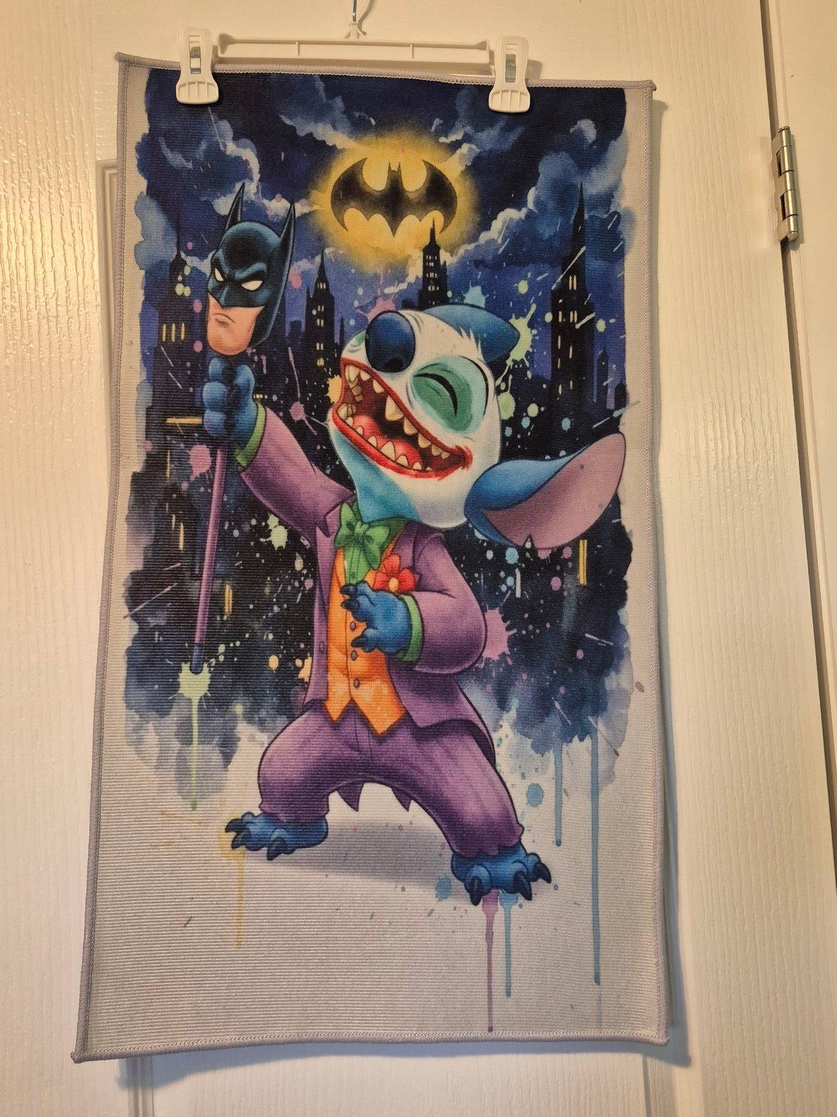 Stitch Joker Batman Wall Hanging Rug