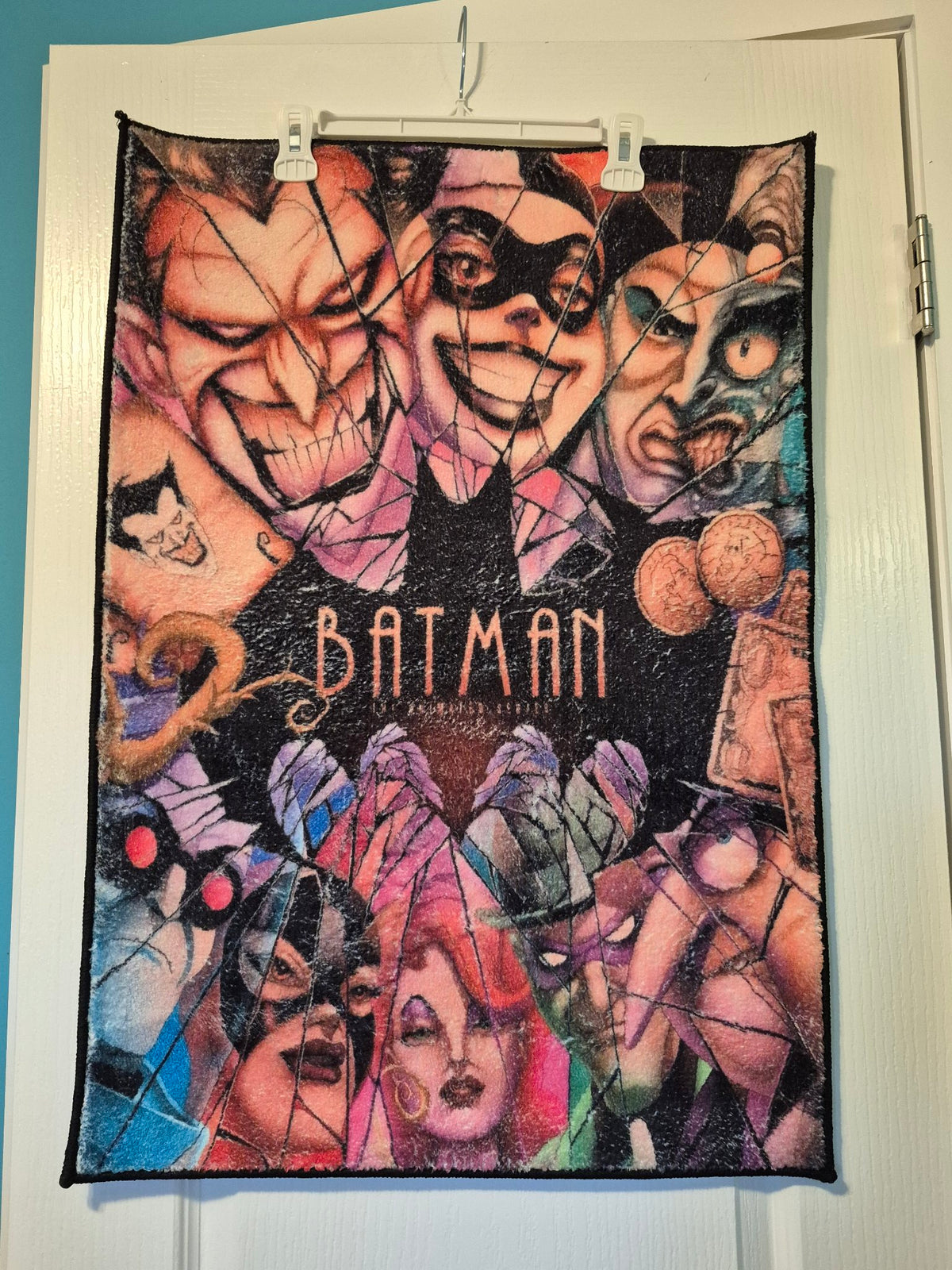 Batman Villains Collage Wall Hanging Rug