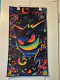 Neon Gengar Wall Hanging Rug