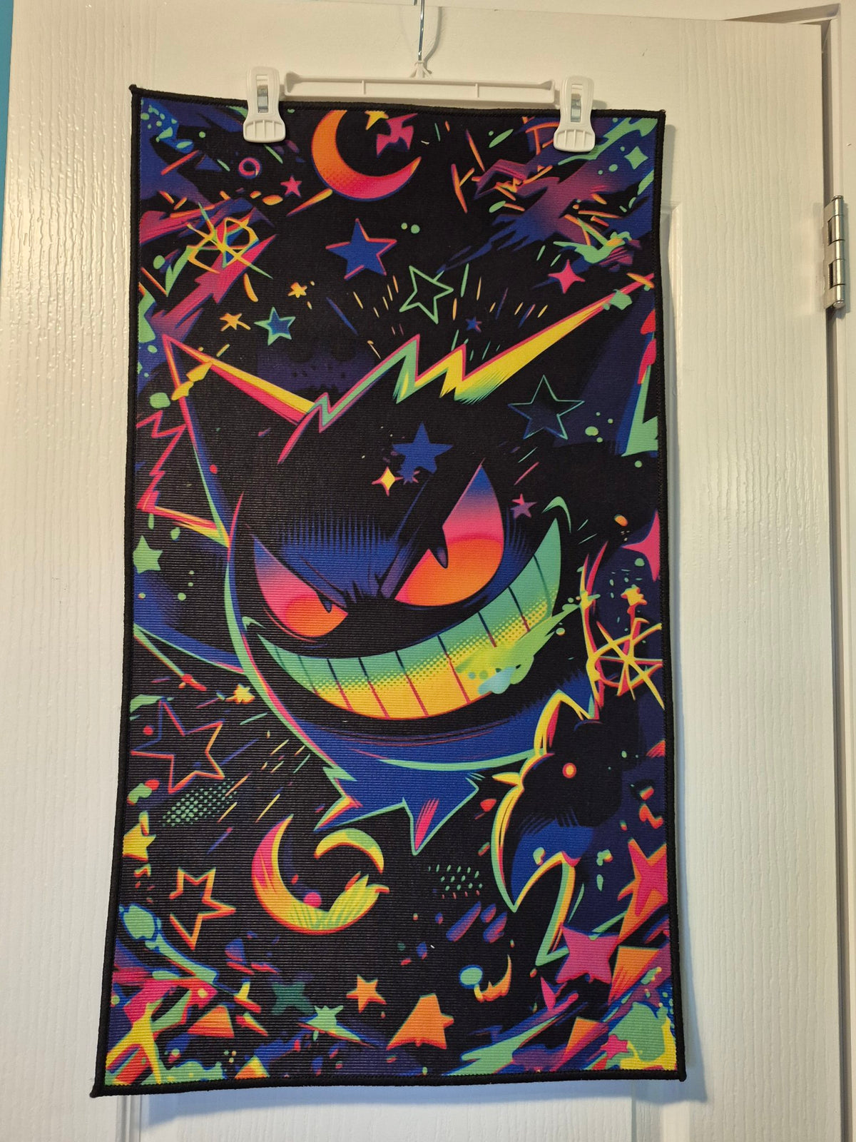 Neon Gengar Wall Hanging Rug