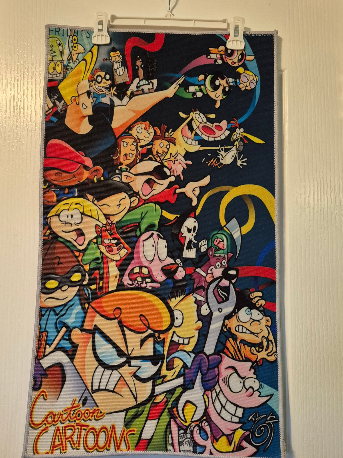 Cartoon Cartoons Collage Wall Hanging Rug