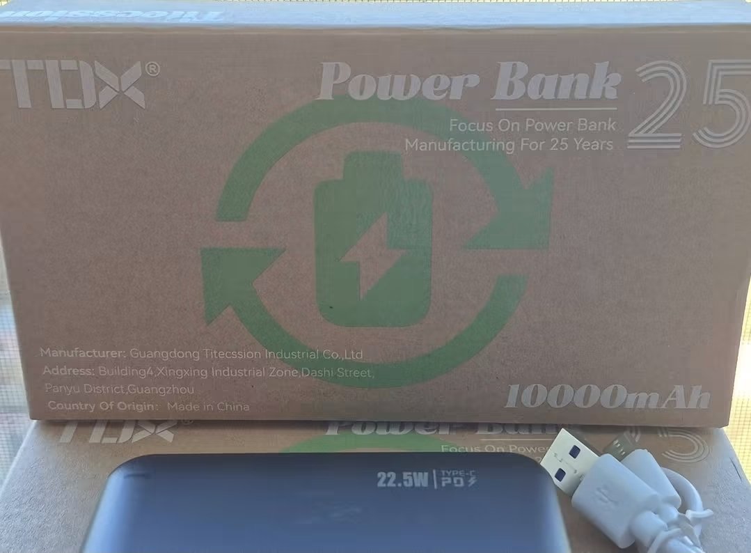 TDX 10000mAh Power Bank - 22.5W Fast Charging