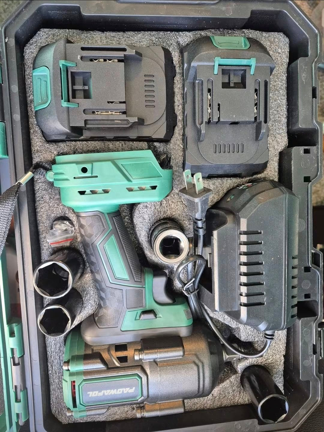 PAOWAFOL Impact Wrench Full Kit