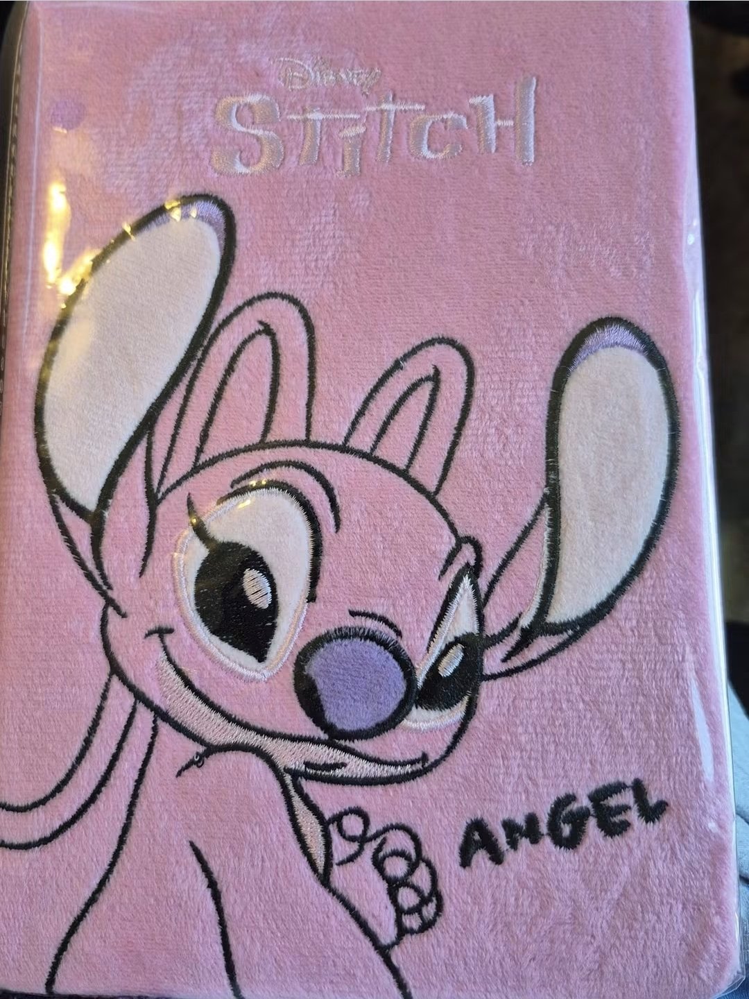 Angel Pink Furry Notebook