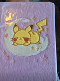 Pikachu Moon Purple Furry Notebook