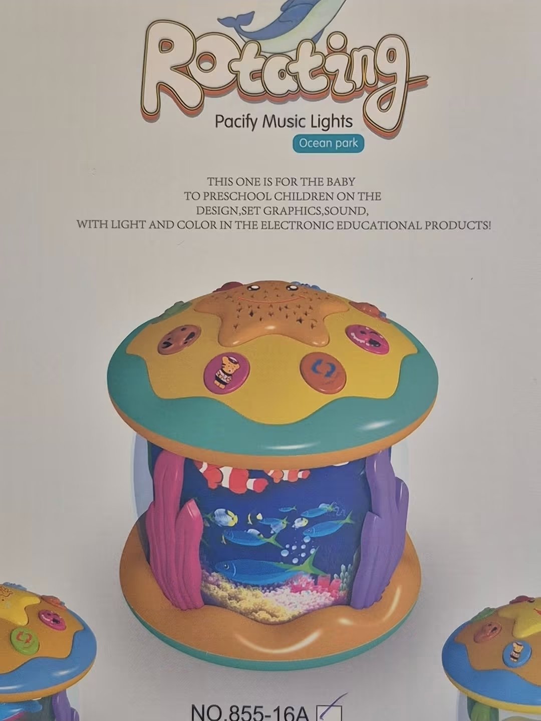 Rotating Pacify Music Lights - Ocean Park