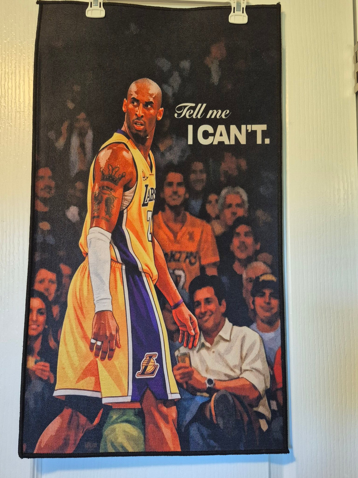 Kobe Bryant ‘Tell Me I Can’t’ – Basketball Wall-Hanging Rug