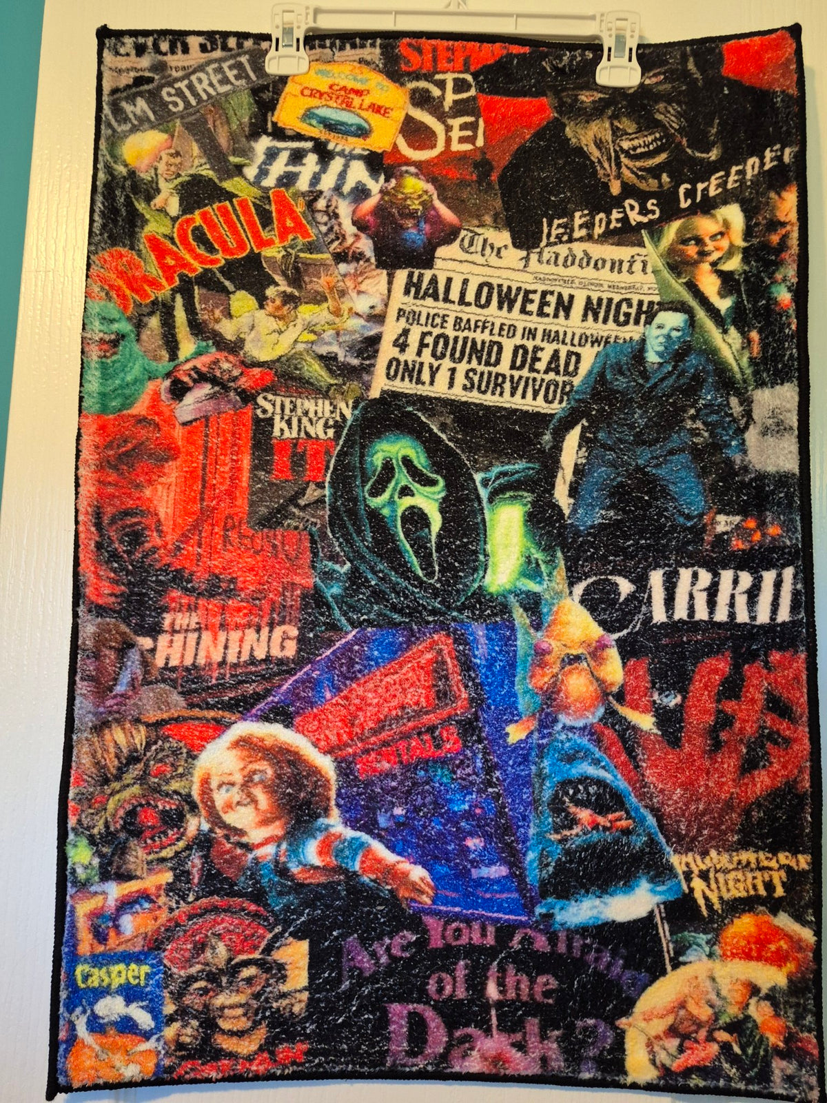 Classic Horror Movies Collage – Wall-Hanging Rug