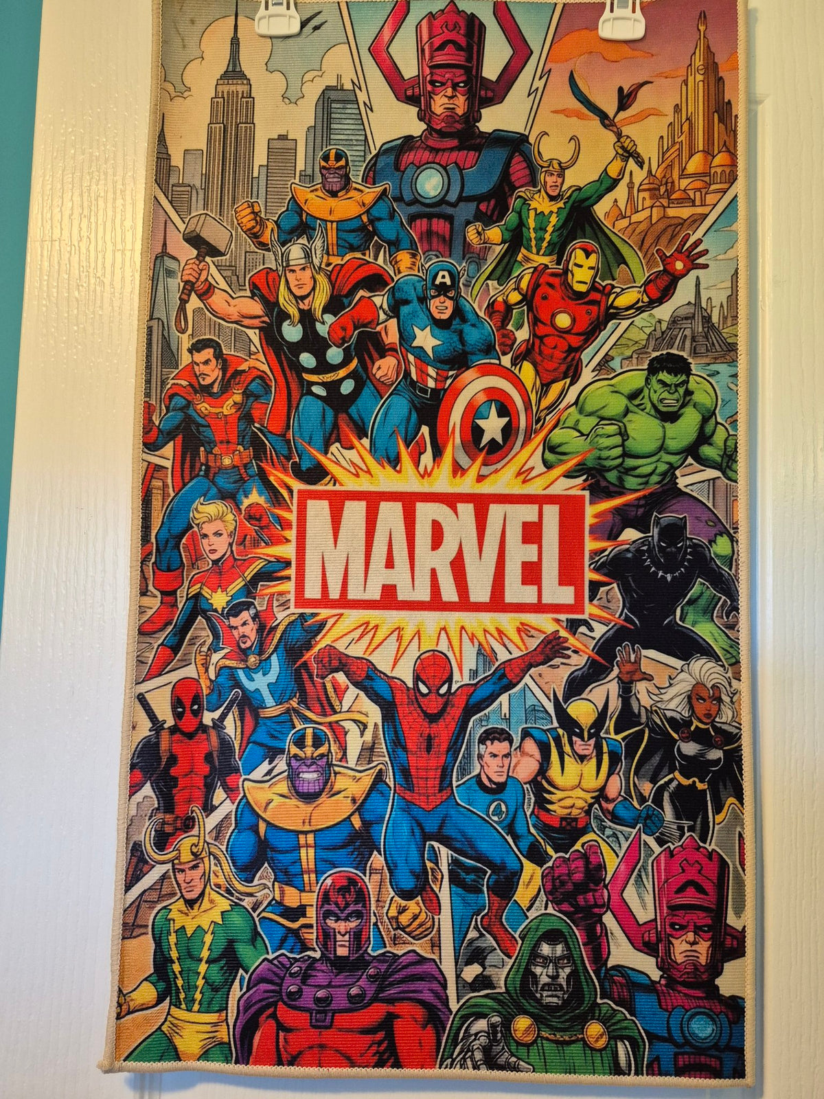 Marvel Heroes Collage – Wall-Hanging Rug