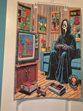 Ghostface Retro Gaming – Horror Character Wall-Hanging Rug