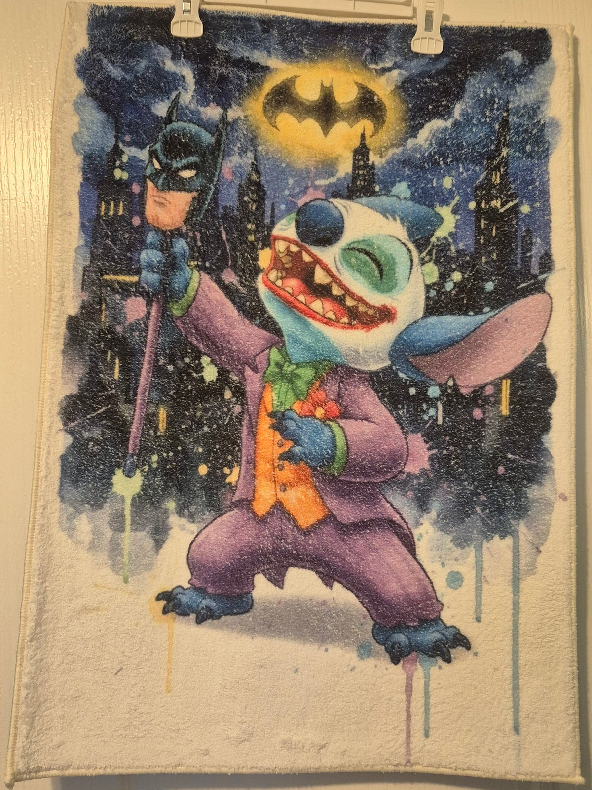 Stitch Joker Batman Mashup – Character Wall-Hanging Rug