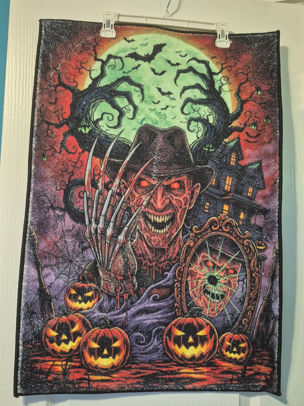 Freddy Krueger Nightmare – Horror Character Wall-Hanging Rug