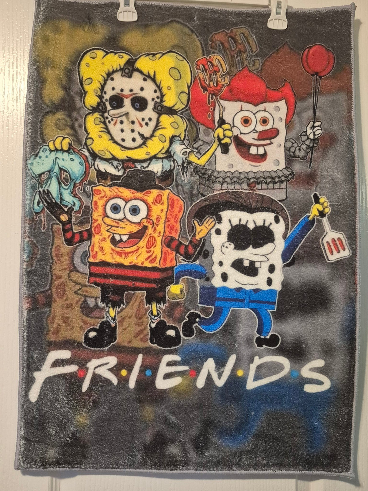 SpongeBob Horror Friends – Horror Character Wall-Hanging Rug
