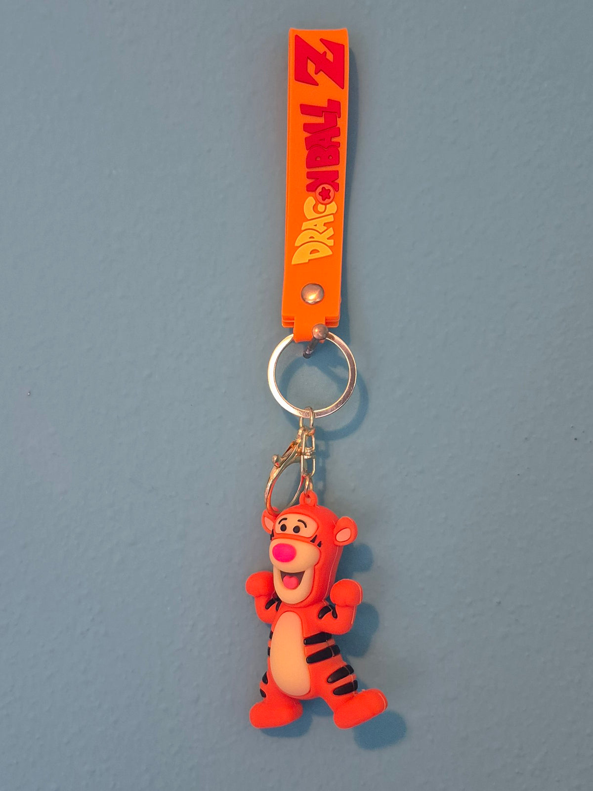 Tigger Keychain – Winnie the Pooh Character Keychain with Wrist Strap