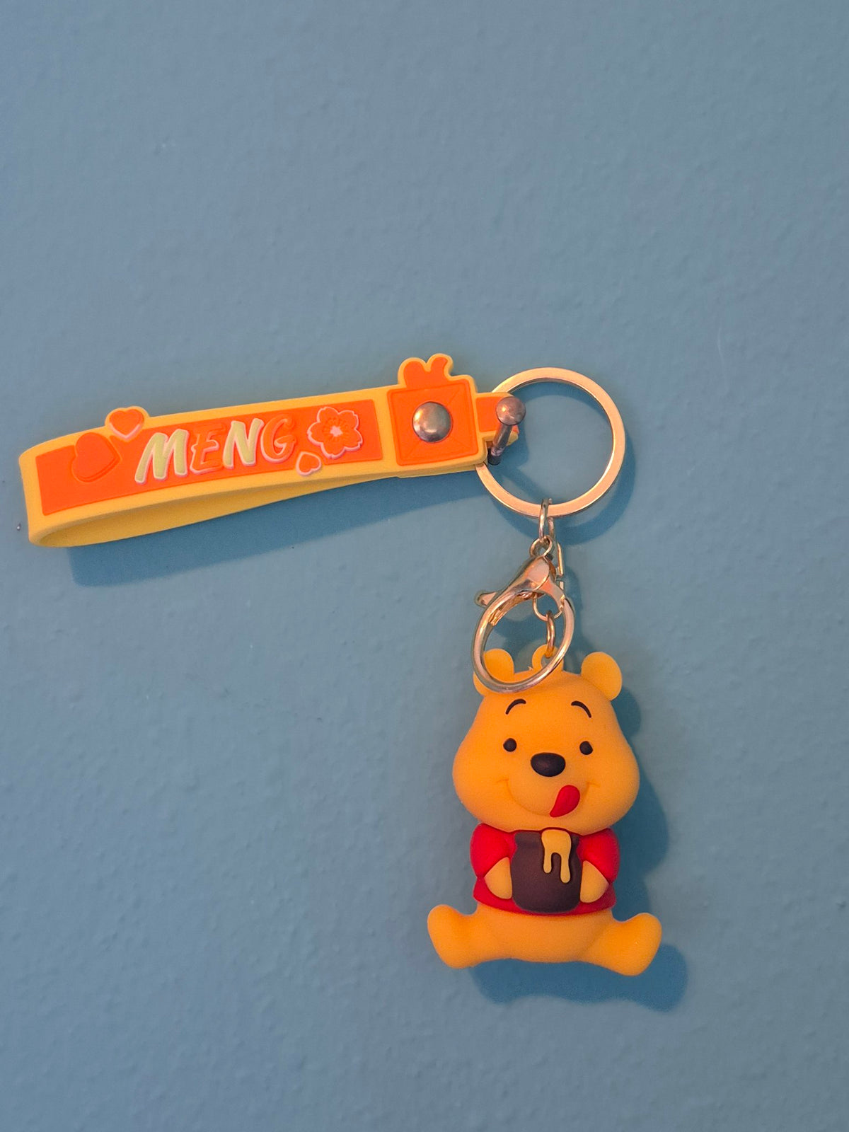Winnie the Pooh Honey Pot Keychain – Character Keychain with Wrist Strap