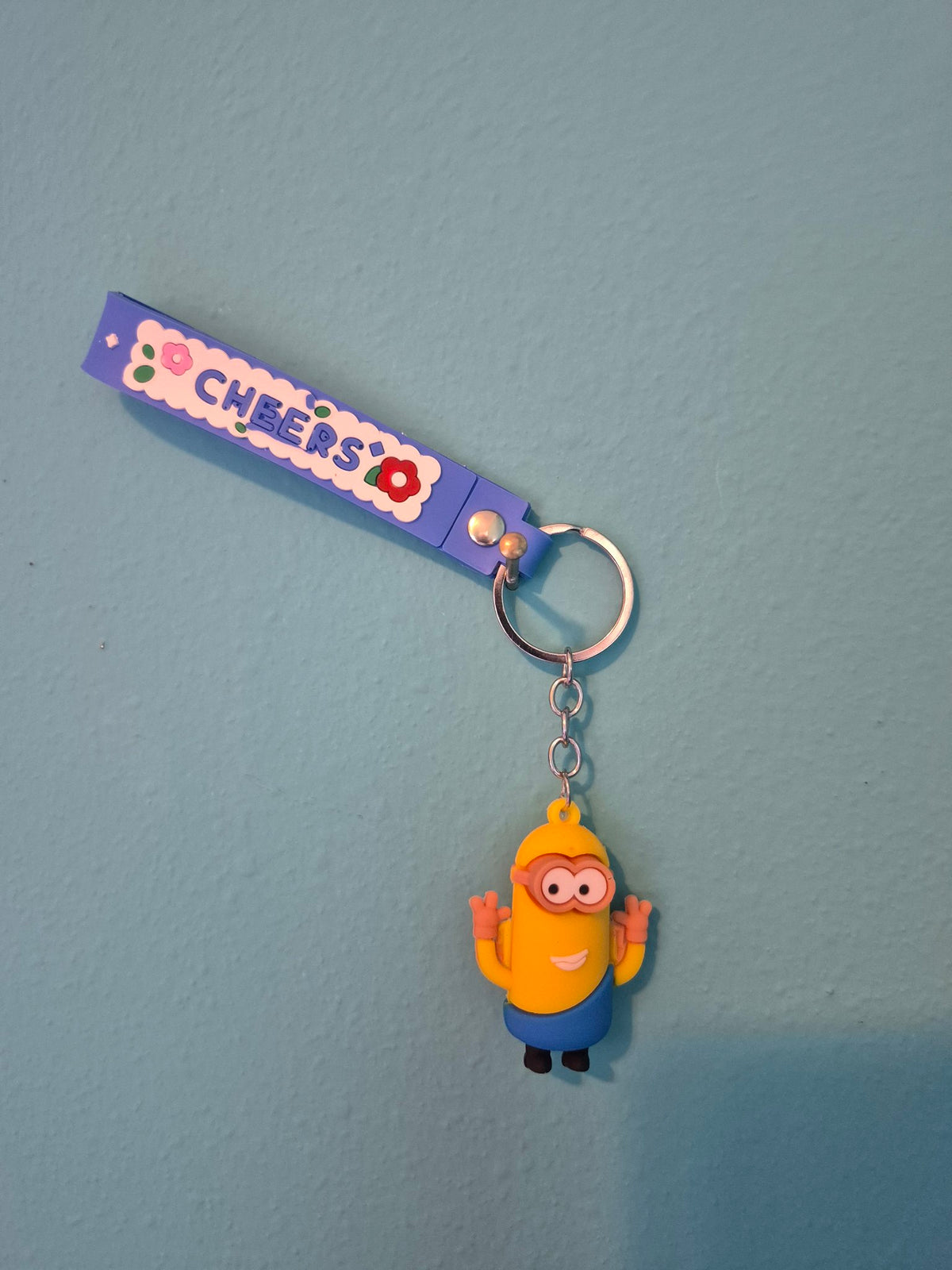 Minion Keychain – Despicable Me Character Keychain with Wrist Strap