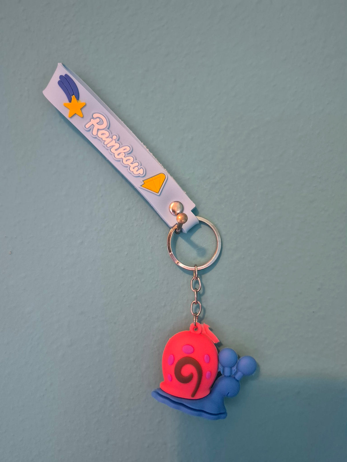 Gary the Snail Keychain – SpongeBob Character Keychain with Wrist Strap