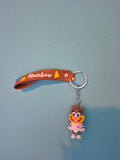 Sandy Cheeks Keychain – SpongeBob Character Keychain with Wrist Strap