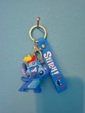 Stitch Keychain – Disney Lilo & Stitch Character Keychain with Wrist Strap