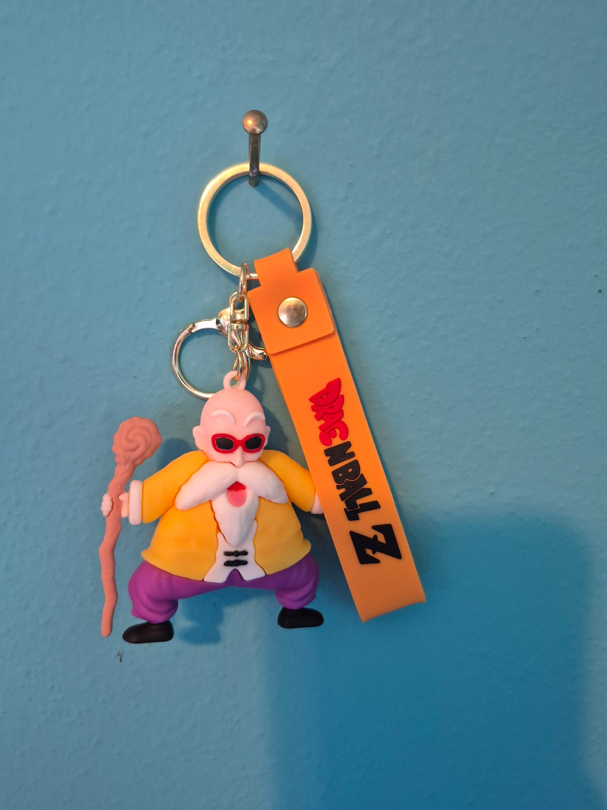 Master Roshi Keychain – Dragon Ball Z Character Keychain with Wrist Strap