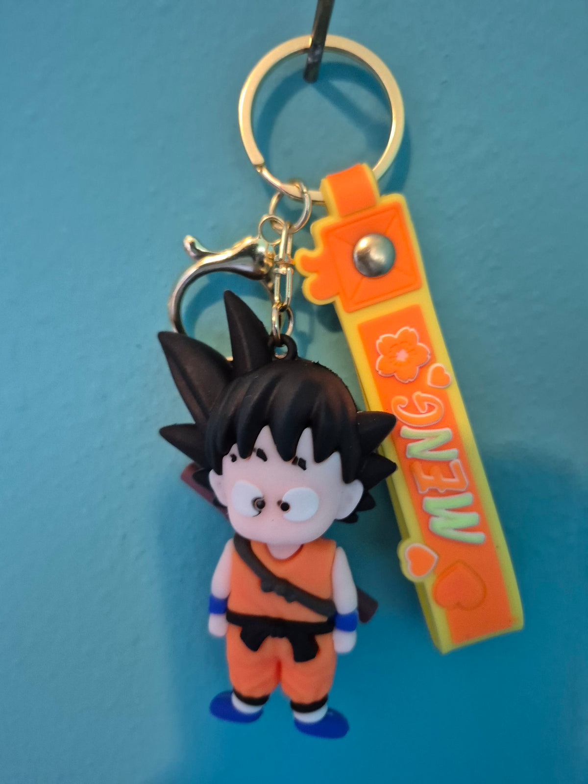 Kid Goku Keychain – Dragon Ball Character Keychain with Wrist Strap