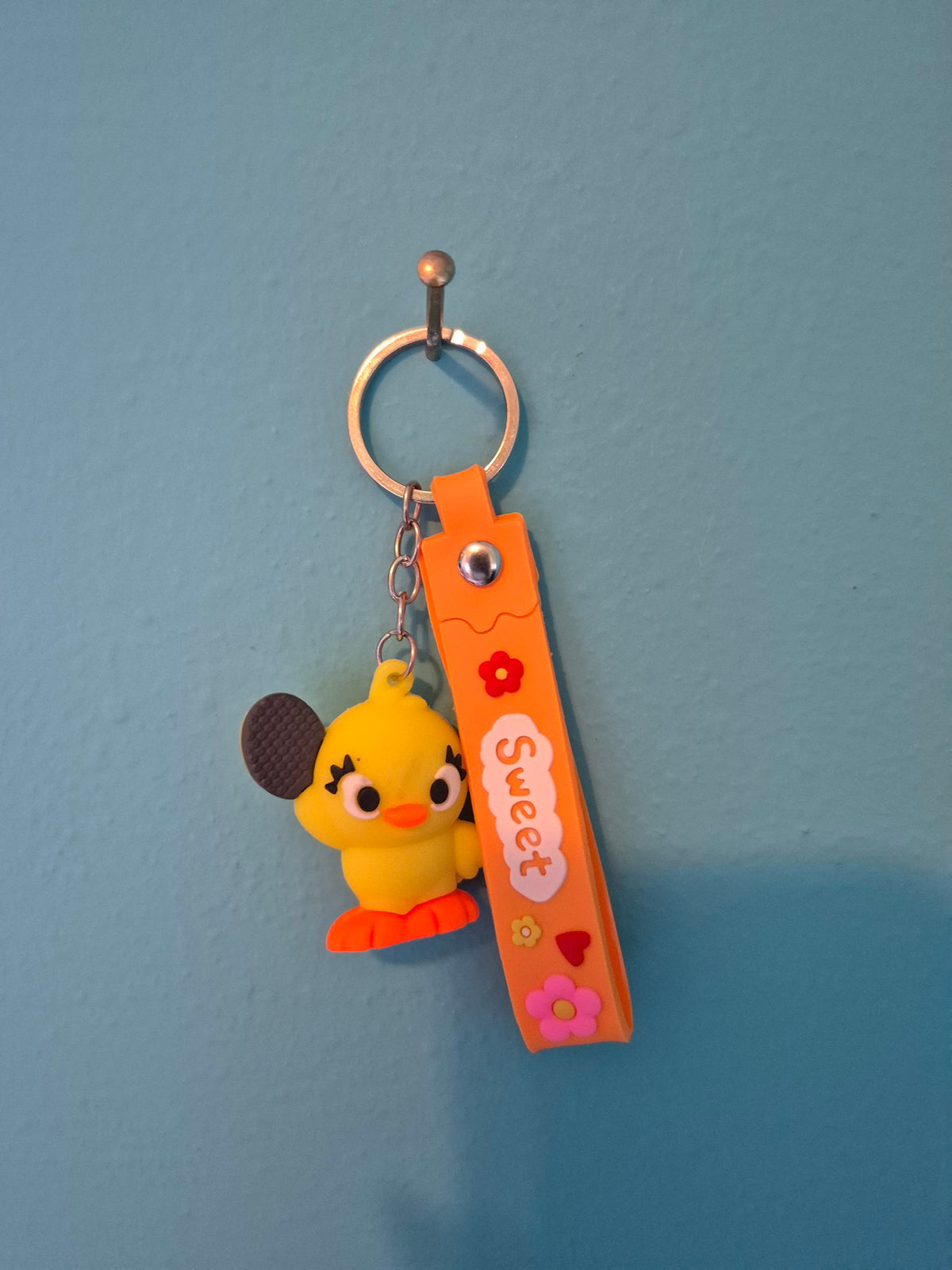 Ducky Keychain – Toy Story Character Keychain with Wrist Strap
