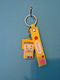Bo Peep Keychain – Toy Story Character Keychain with Wrist Strap