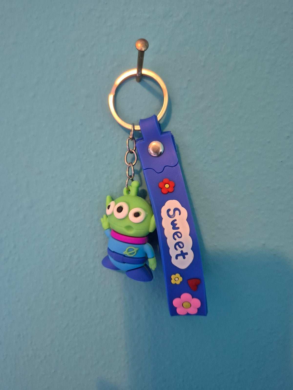 Alien Keychain – Toy Story Character Keychain with Wrist Strap