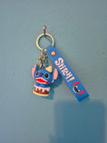 Stitch Cake Keychain – Disney Lilo & Stitch Character Keychain with Wrist Strap