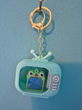 Light-Up TV Keychain – Frog Mint TV Character Keychain with LED Lights - photo 1