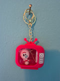 Light-Up TV Keychain – Forky Red TV Character Keychain with LED Lights - photo 1