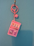 Hello Kitty Slot Machine Keychain – Mini Working Slot Machine Toy Keychain with Bell - photo 1