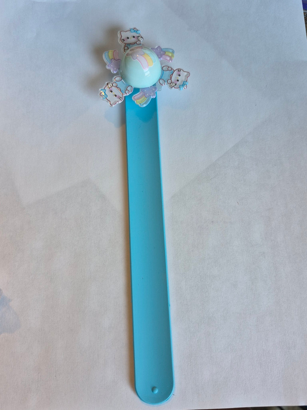 Hello Kitty Light-Up Spinner Slap Bracelet - Blue
