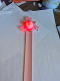 Pink Fox Light-Up Spinner Slap Bracelet - Cherry