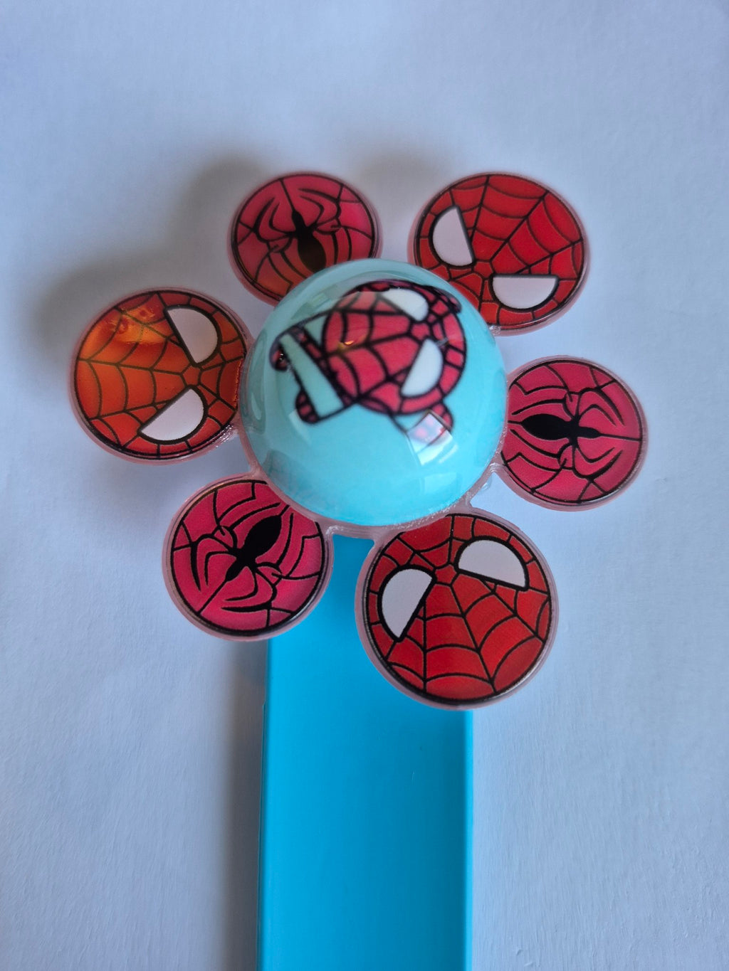 Spider-Man Light-Up Spinner Slap Bracelet – Blue