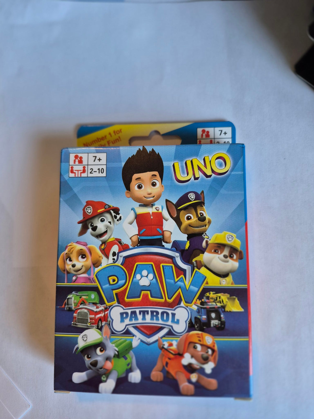 Paw Patrol UNO Card Game - front of box