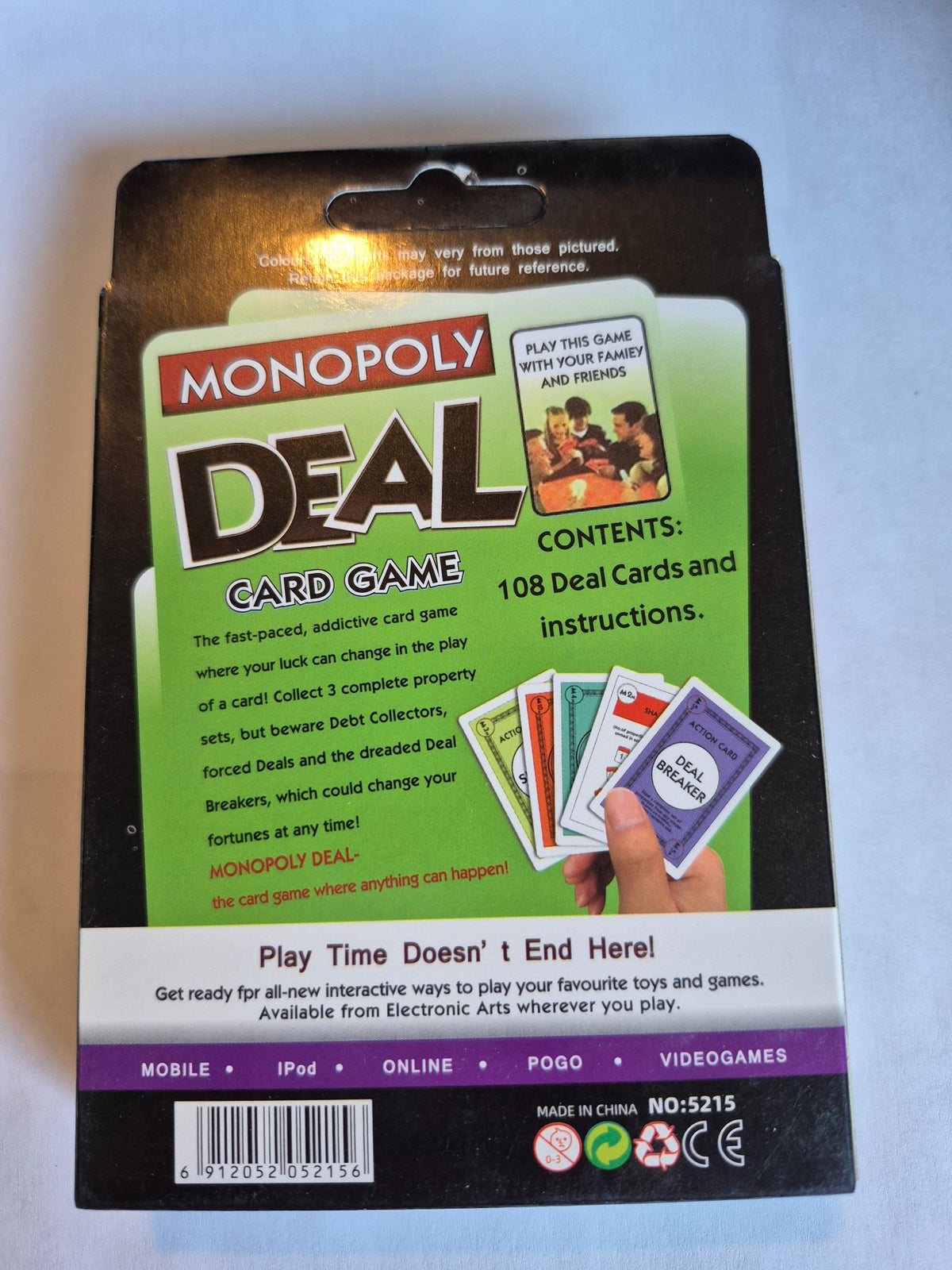 Monopoly Deal Card Game
