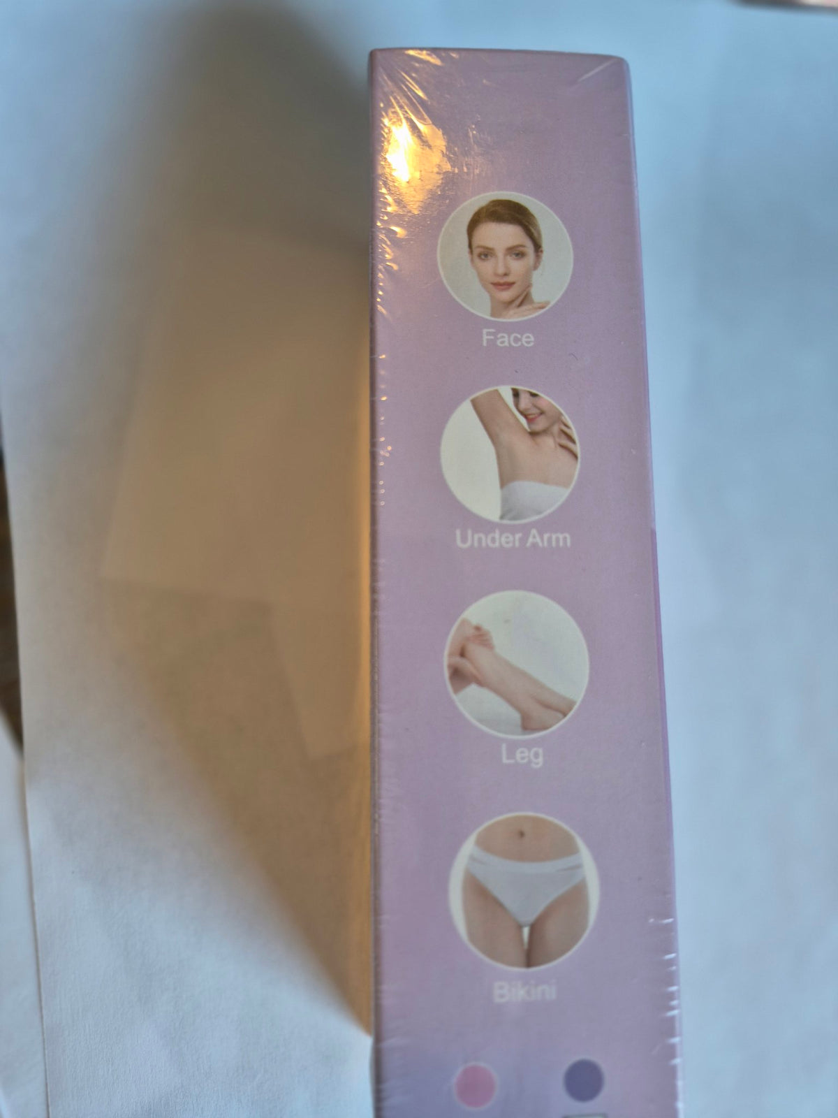 Electric Shaver JN-801 box side with use areas