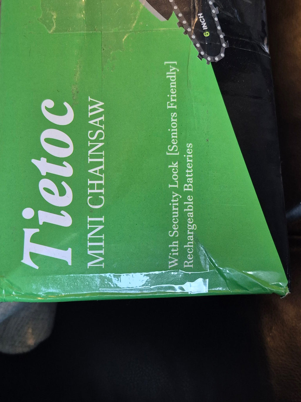 Tietoc Mini Chainsaw – 6-Inch Cordless Electric Chainsaw
