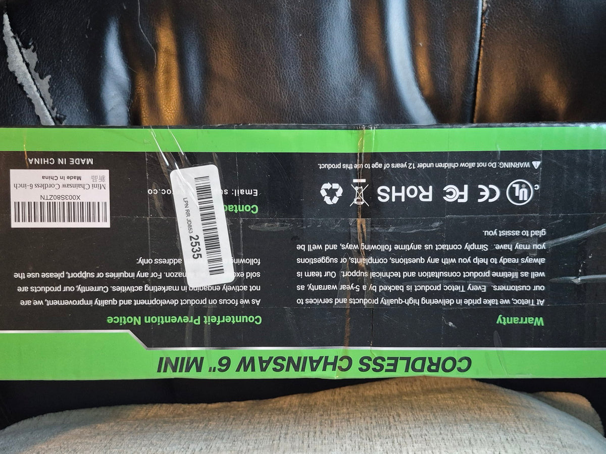 Tietoc Mini Chainsaw – 6-Inch Cordless Electric Chainsaw
