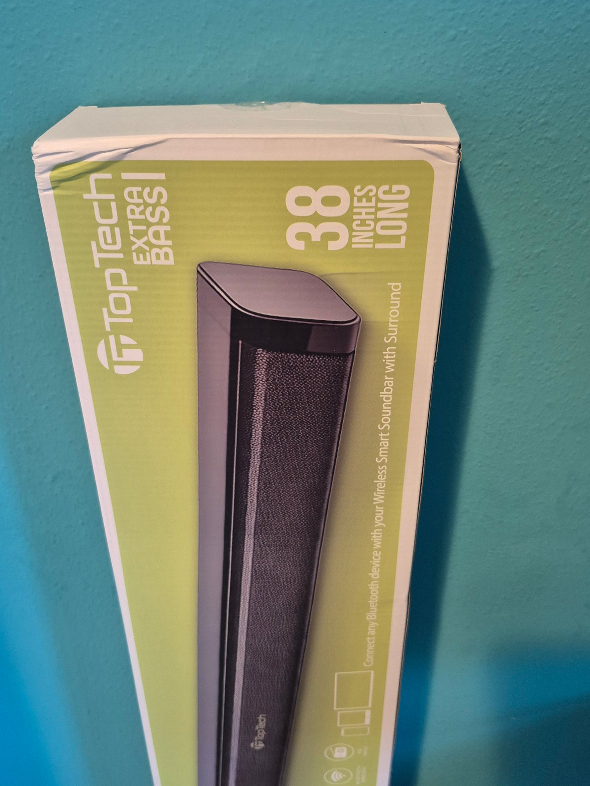 TopTech Super Stream Soundbar – 38-Inch Wireless Soundbar with Subwoofer