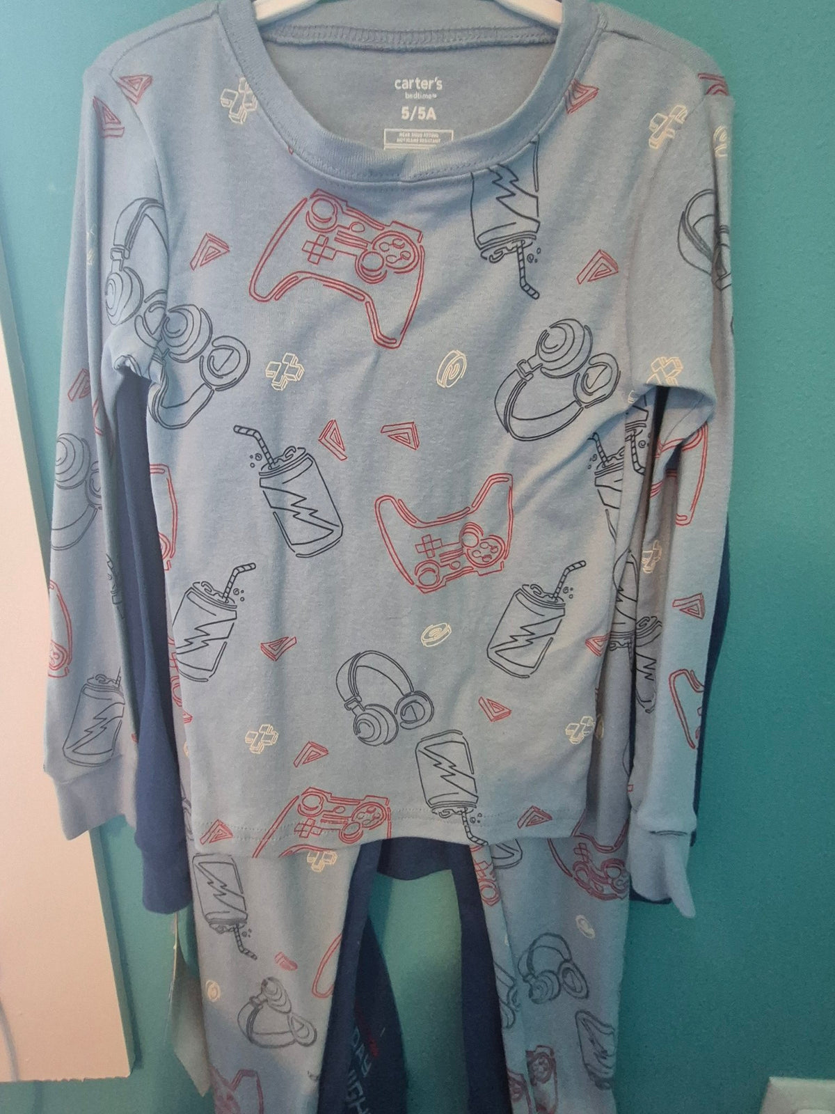 Carter's Boys Video Game Pajama Set – 4-Piece, Size 5