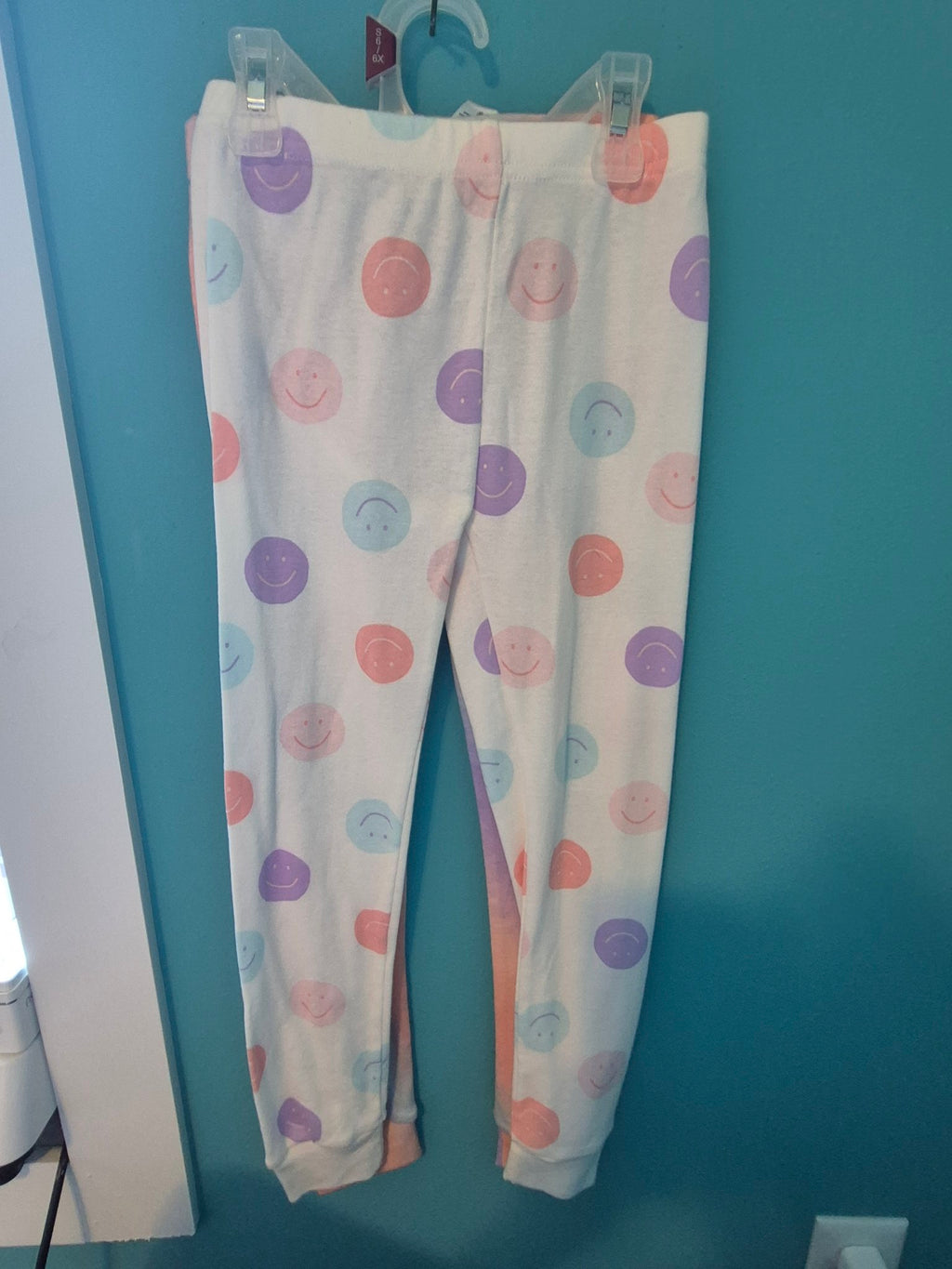 Carter's Girls Pajama Set – 4-Piece, Tie-Dye & Smiley, Size 6
