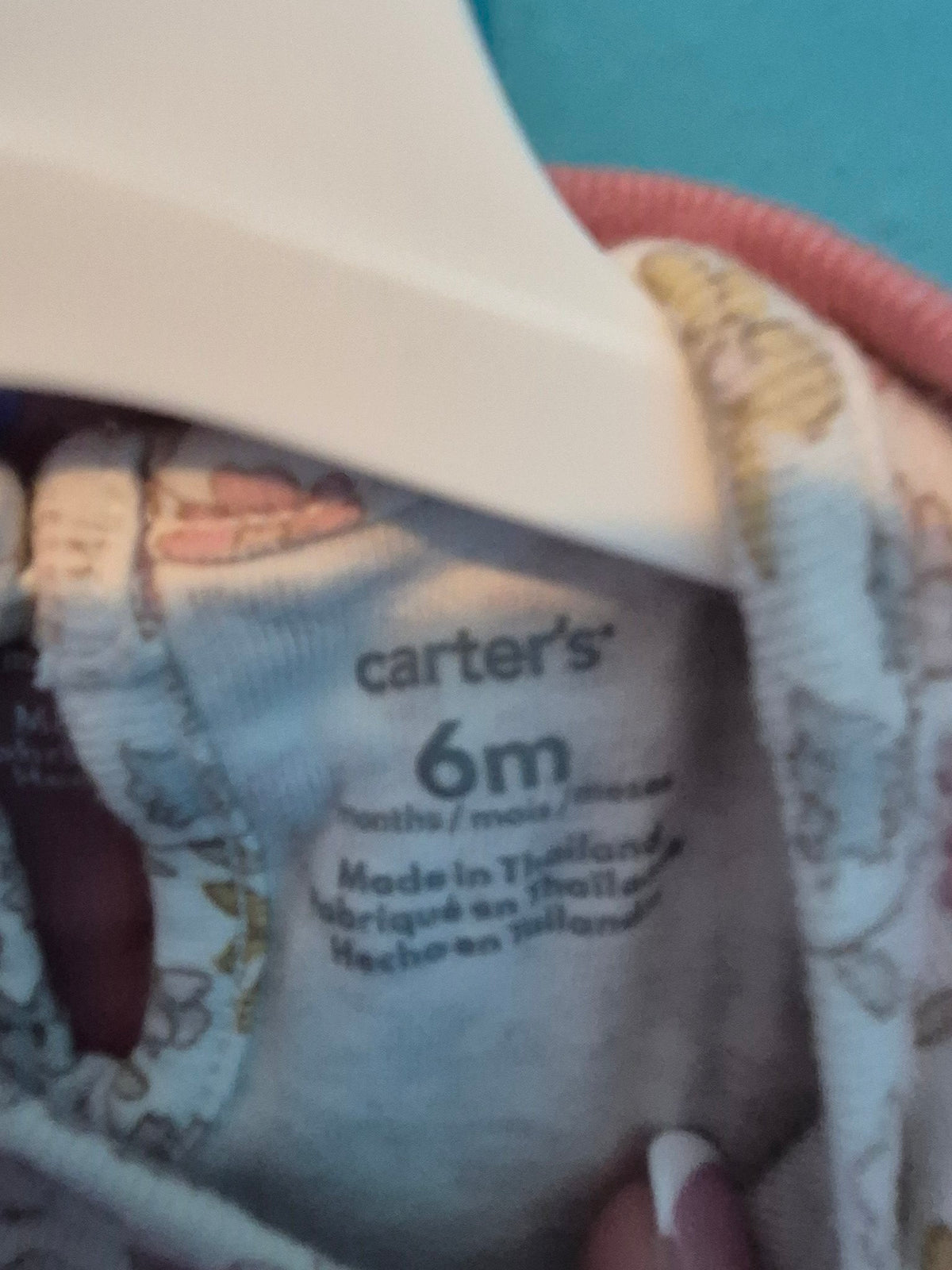 Carter's Baby Girl Floral Dress & Cardigan Set – 6 Months (Gently Used)