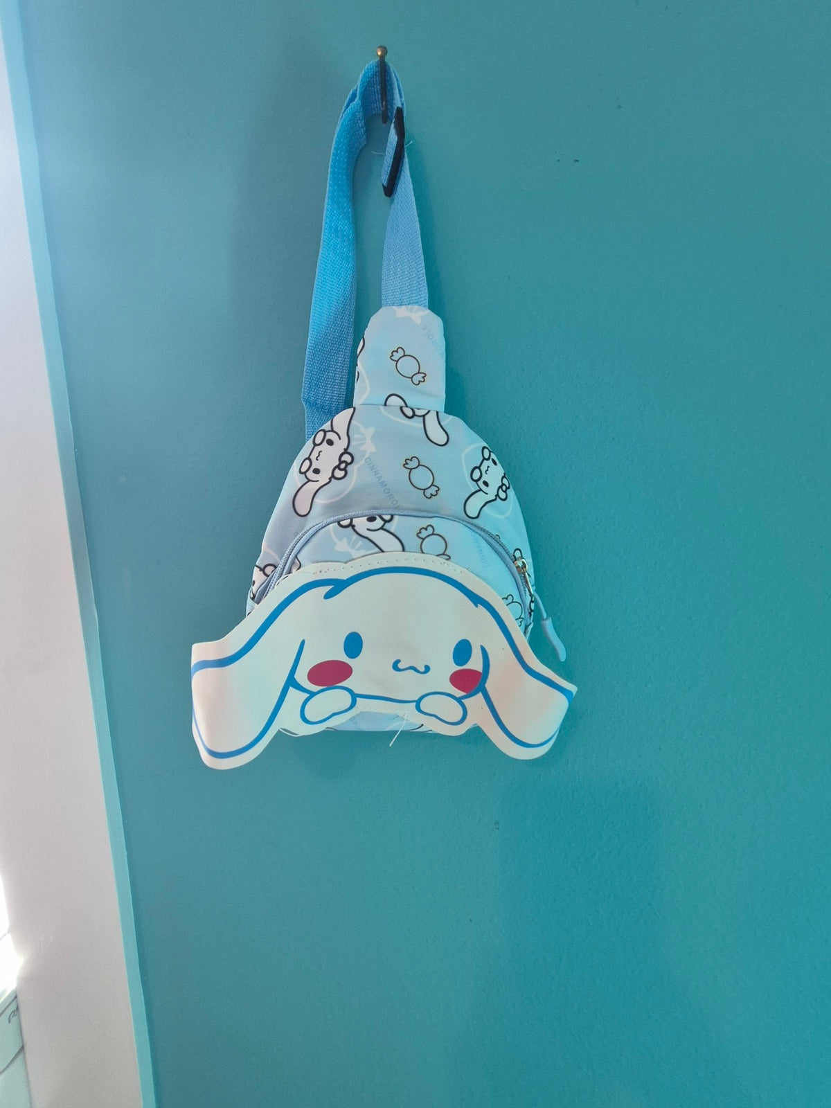 Cinnamoroll Mini Sling Bag – Blue, Adjustable Strap