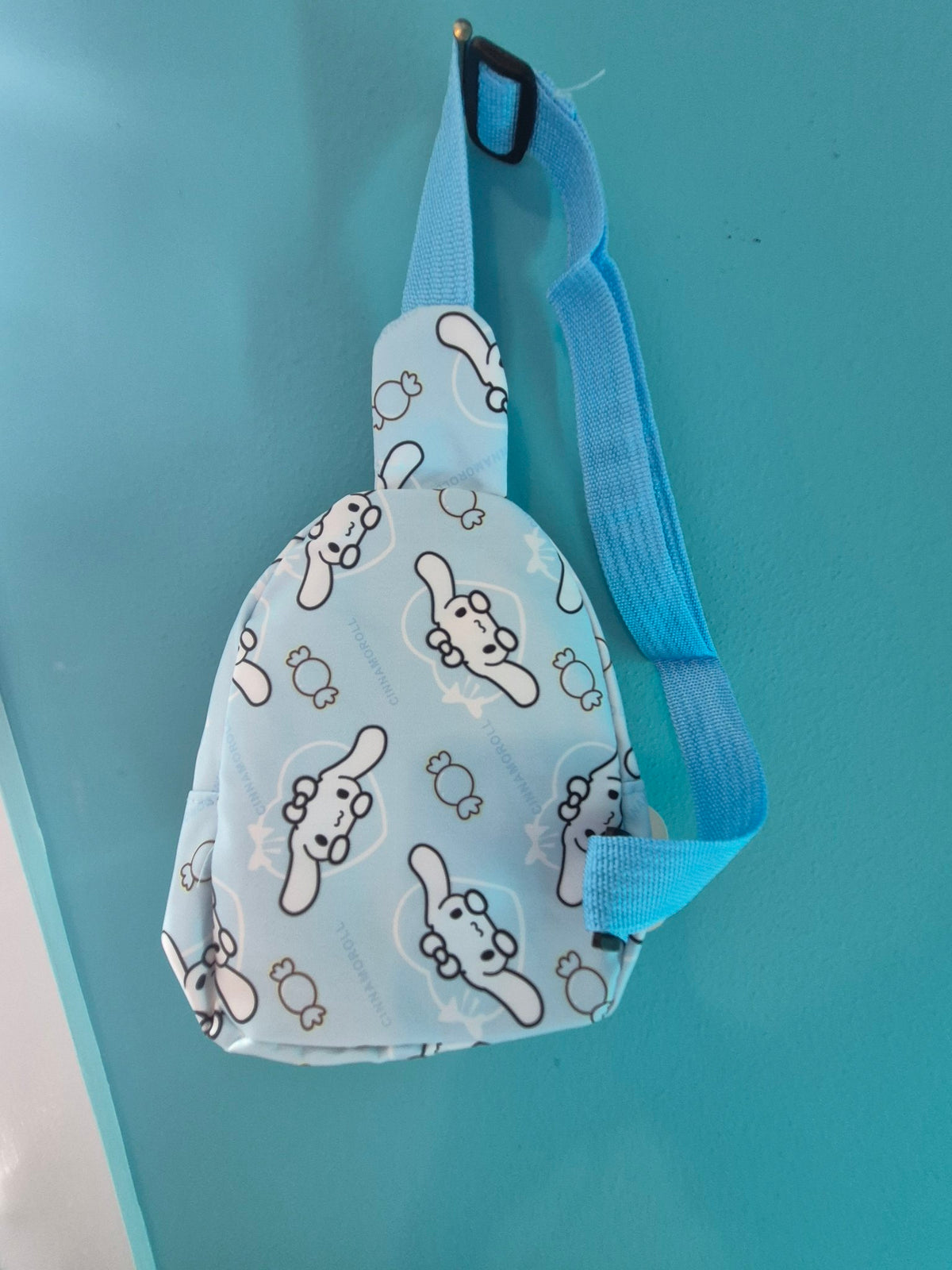Cinnamoroll Mini Sling Bag – Blue, Adjustable Strap