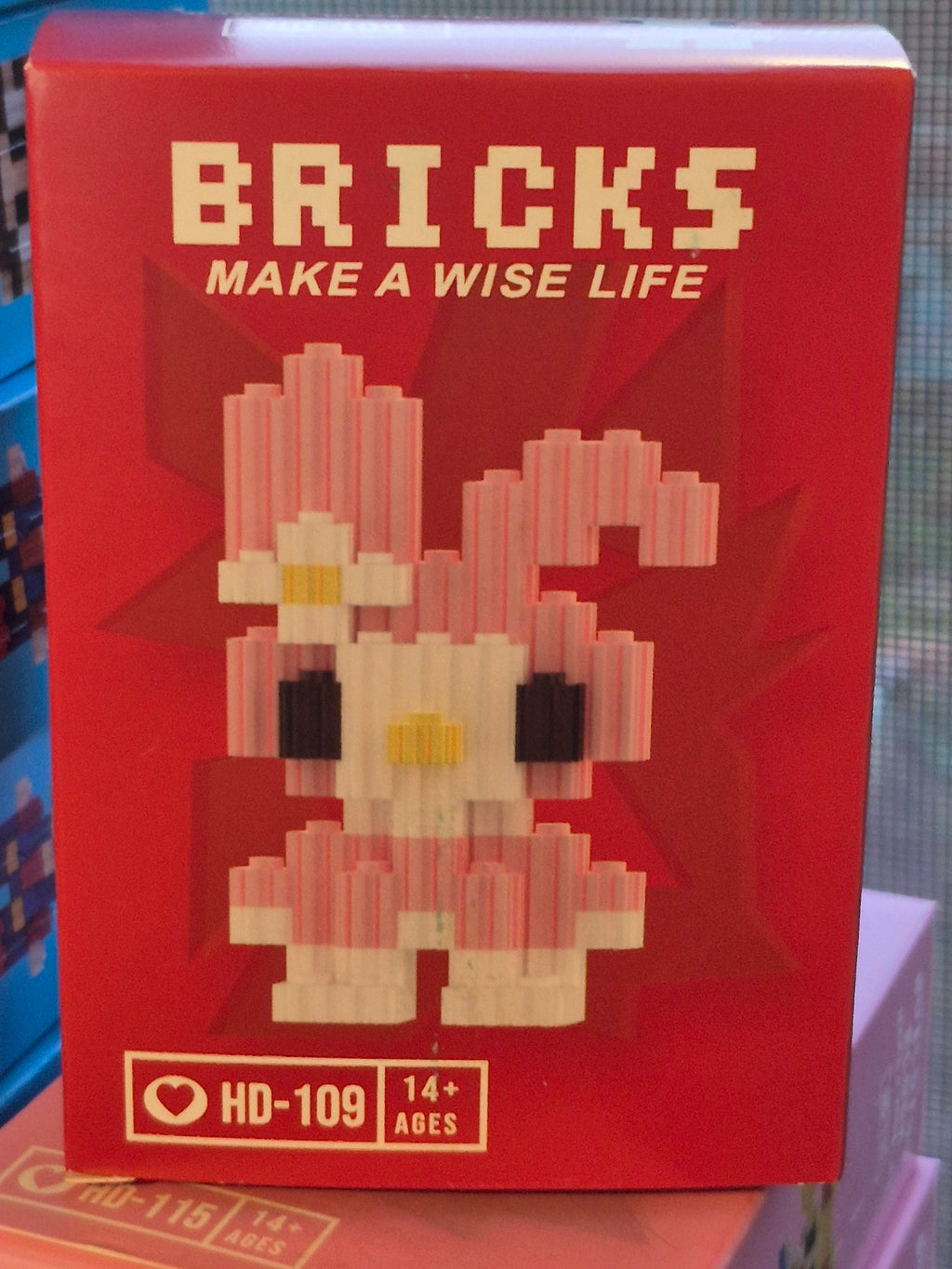 Bricks Micro Building Block Kit – Pink Bunny HD-109