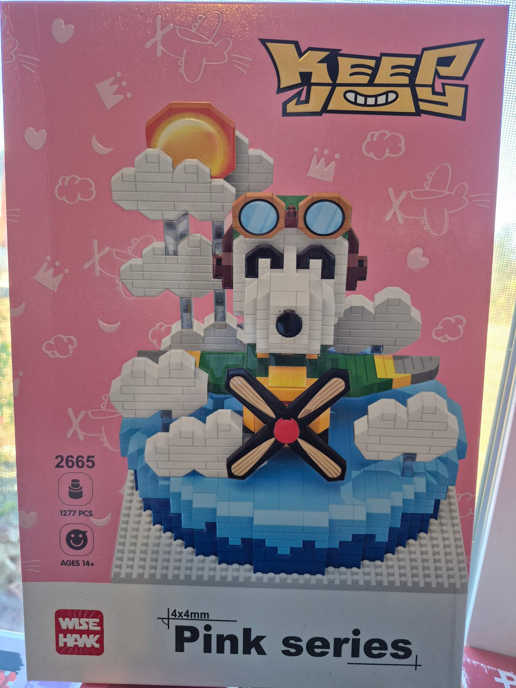 Pilot Pup Plane Micro Building Block Kit with Display Case – 1,277 Pieces (2665)